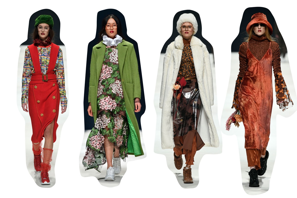 Andrea Steiner vom Mode Blog Strawberries 'n' Champagne aus der Schweiz zeigt die Kollektion KXXK von Kilian Kerner der Berlin Fashion Week 2020.