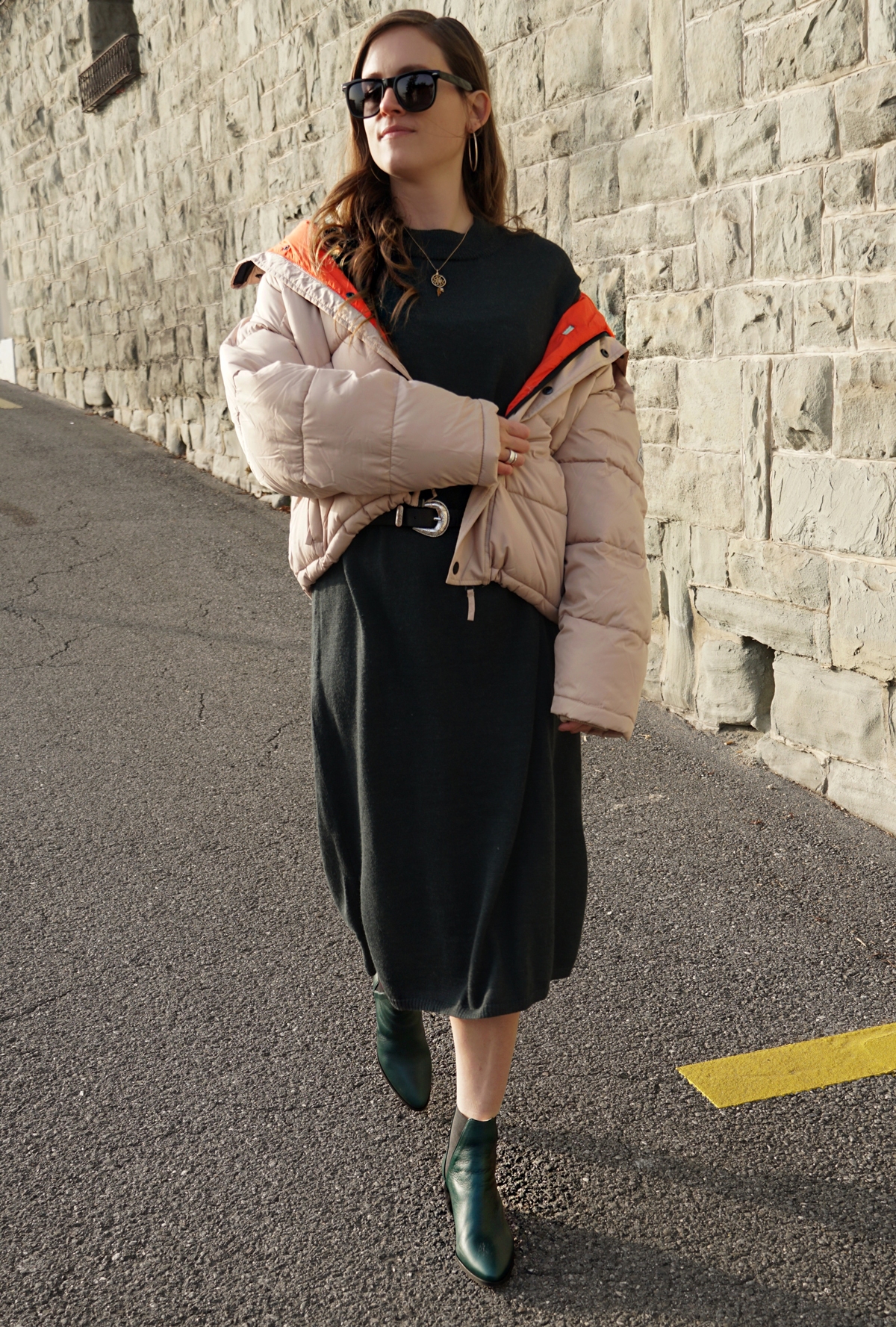 Fair labels to watch: winter dress and puffer jacket
