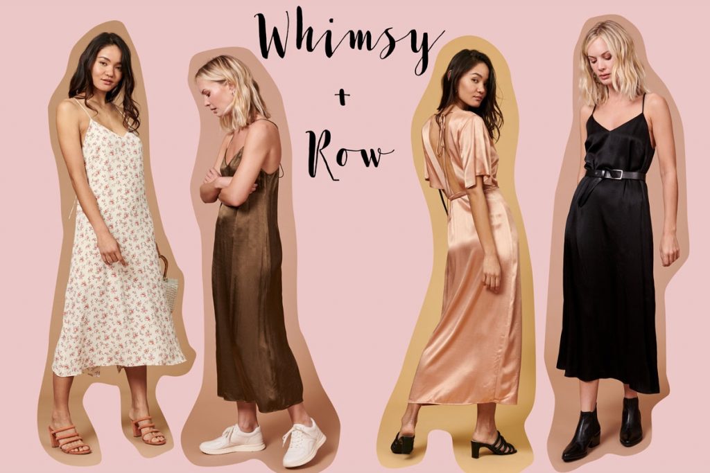 Andrea Steiner from fashion blog Strawberries 'n' Champagne based in Switzerland shows you 3 ethical brands with beautiful dresses for Valentines Day. For example this amazing brand call Whimsy + Row.