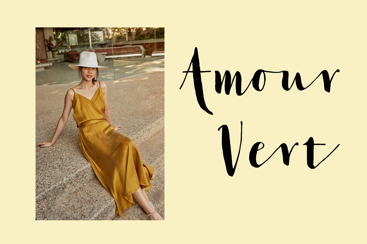 Andrea Steiner from fashion blog Strawberries 'n Champagne based in Switzeralnd shows you the top 5 fair and affordable brands for every budget. One of them is Amour Vert.