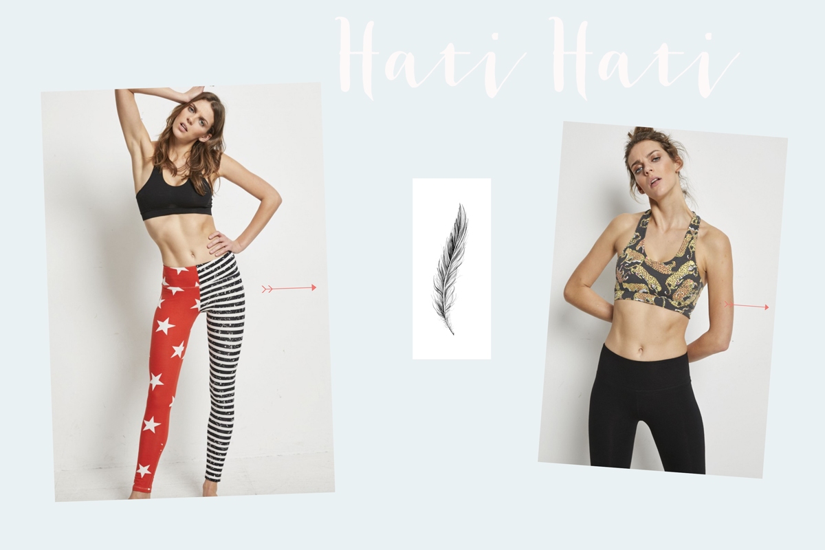 Andrea Steiner, fashion blogger from Strawberries 'n' Champagne based in Switzerland introduce 6 ethical yoga brands. One of the brands is Hati Hati.