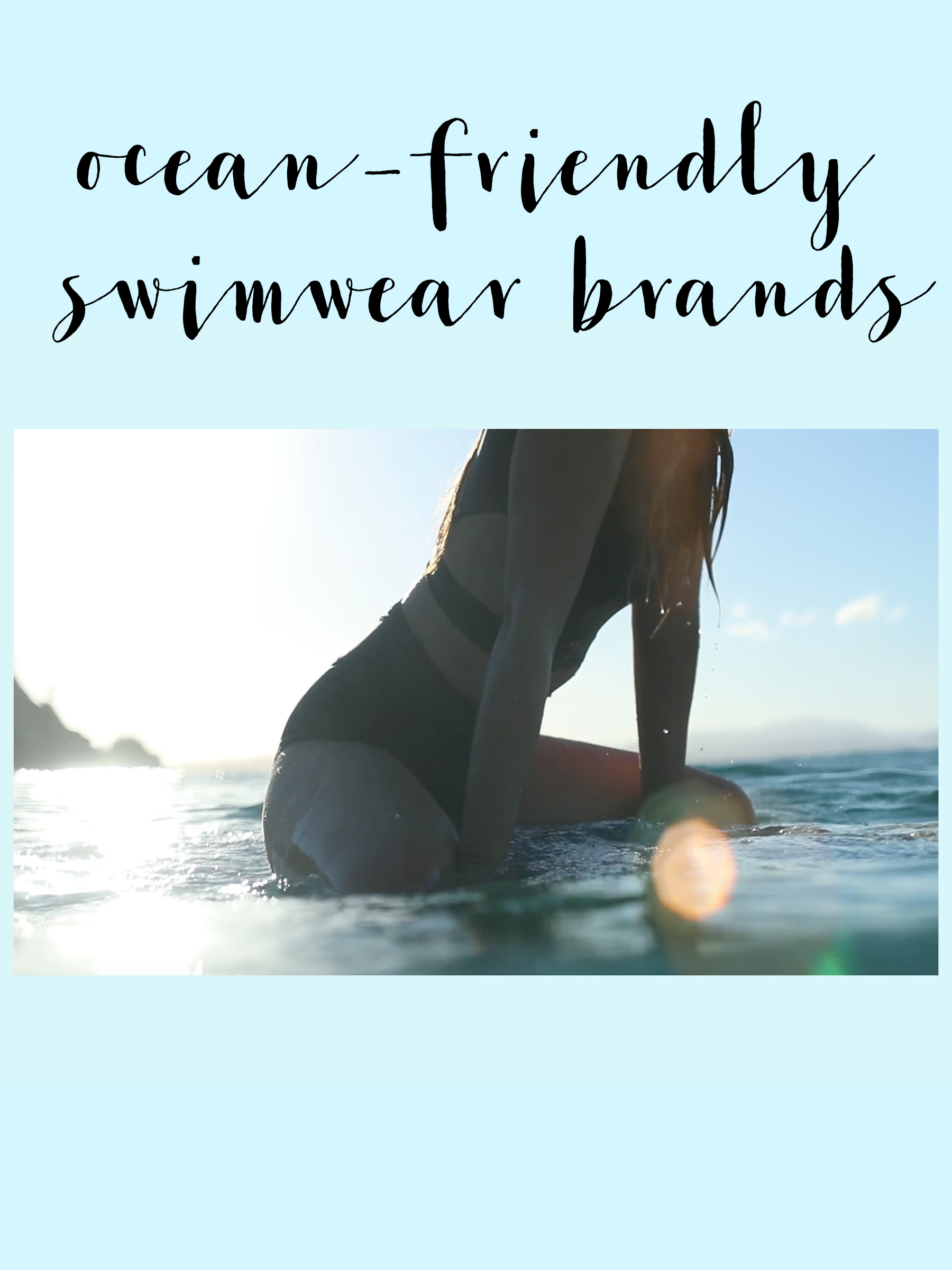 sustainable swimwear