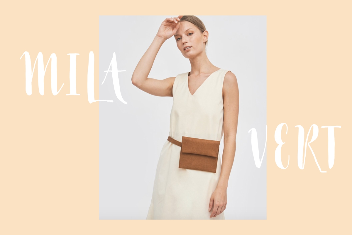 Andrea Steiner from Strawberries 'n' Champagne based in Switzerland write about sustainable bag brands. For Example Mila Vert.