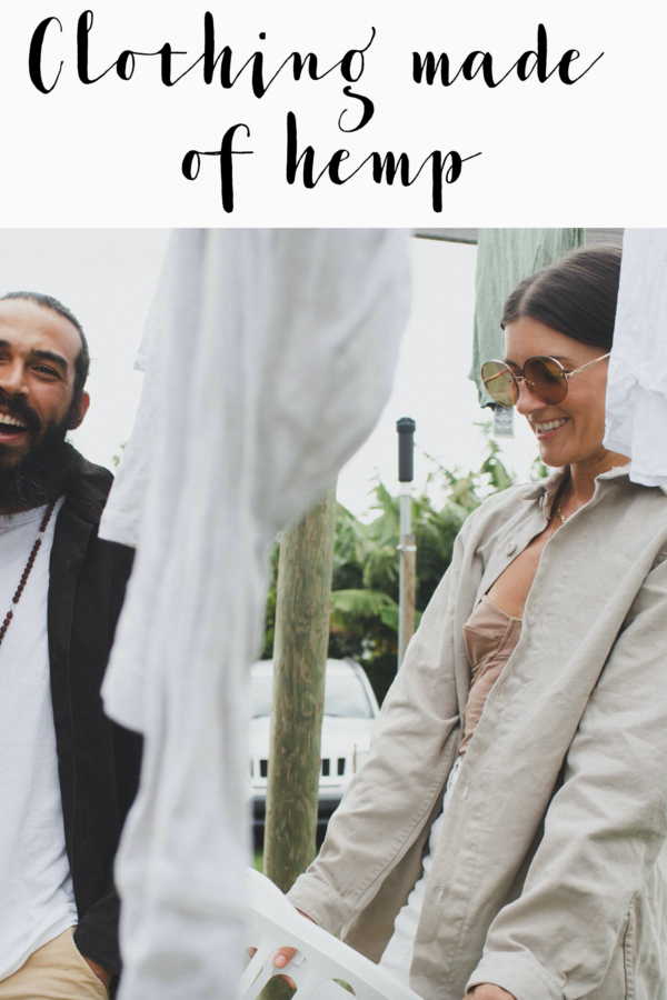 Clothing made of hemp