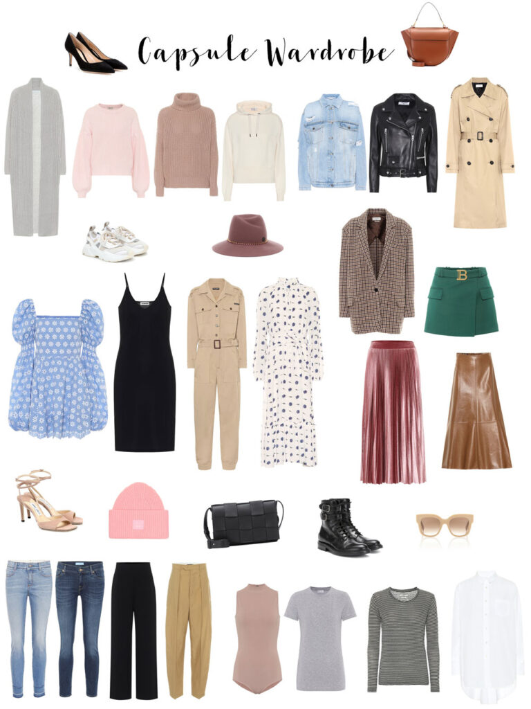 Verwunderlich Capsule Wardrobe Beispiele Fotos