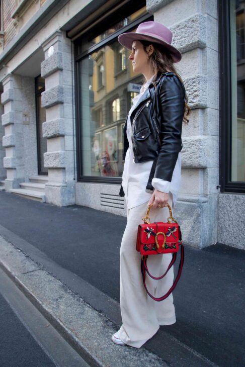 Nachhaltiger Mode Blog Strawberries n Champagne - Samthosen von Jan 'n June im casual look